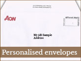 Personalised envelopes